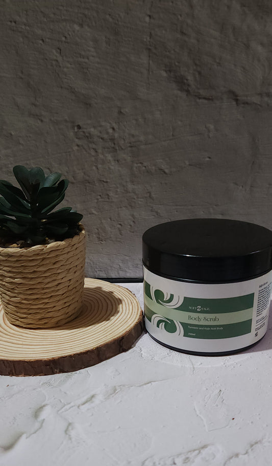 Turmeric and Kojic Acid Body Scrub